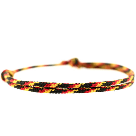 Deutschland Fan Armband Fussball schwarz rot gold 