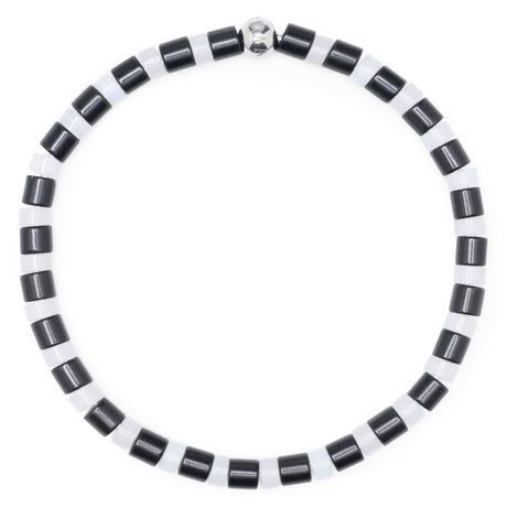 Handgefertigtes Maori Onyx Perlenarmband für Damen und Herren