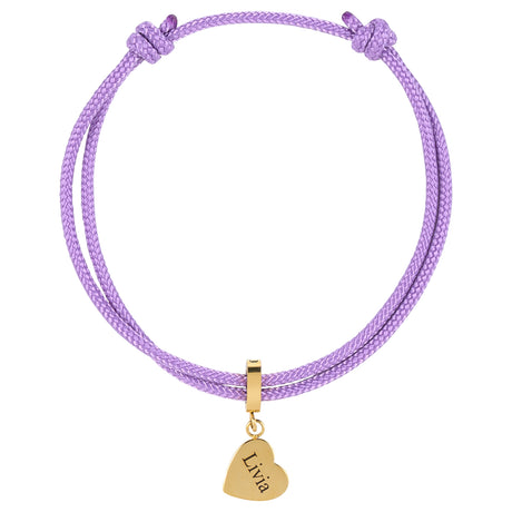 Herz Armband mit persönlicher Gravur. Das perfekte Geschenk für die Freundin oder zum Muttertag, Jahrestag.