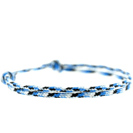 Venezia Hansestadt Komimar Surferarmband in der Farbe weiss blau