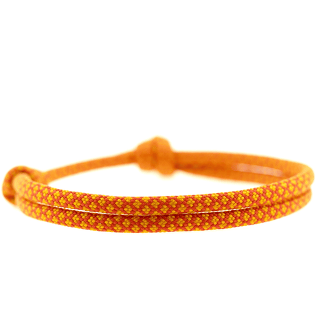 Segeltau Armband von Komimar in der Farbe orange gemustert das must have für den Sommer