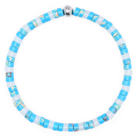 Handgefertigtes Maori Lagoon Perlenarmband mit sommerlicher Ausstrahlung