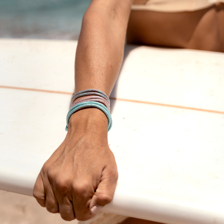 Komimar Shiny Surfer Armbänder bunte Glitzer Armbänder 