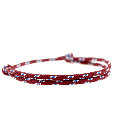 Komimar Boho Surferarmband in der Farbe Bordeaux