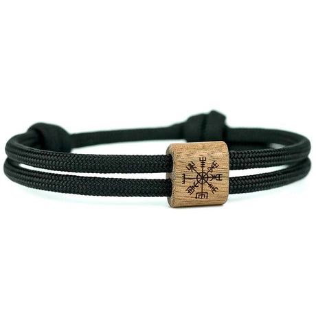 Holz VIKINGER KOMPASS Armband - KOMIMARkomimar#armband#personalisiert#gravur#gravur_armband#gravurarmband#gravurschmuck#schmuck#Namenarmban#